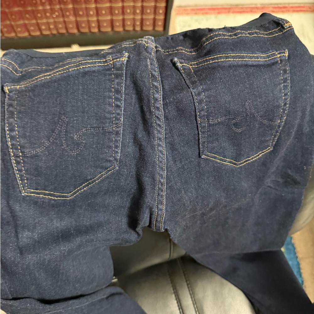 Maternity - AG Adriano Goldschmied Dark Blue Skinny Jeans
